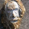 Kamenná tvár (Miroslav Hunka, 2006, 50 cm)