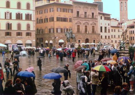 Ddniky na Piazza della Signoria